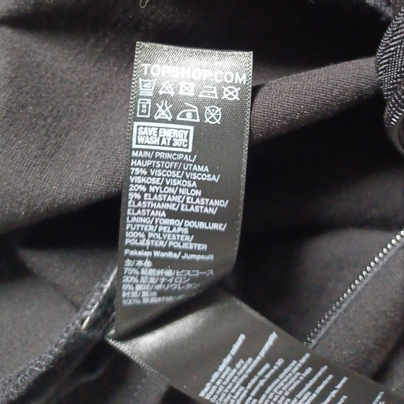 TopShop Strapless Pantsuit Sz 4 - Picture 13 of 14